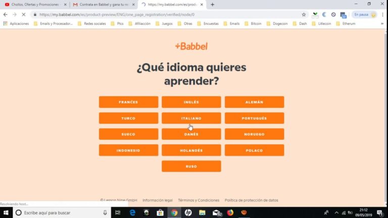 Babel cursos idiomas gratis