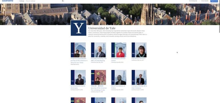 Universidad Yale: Descubre cursos gratis en línea