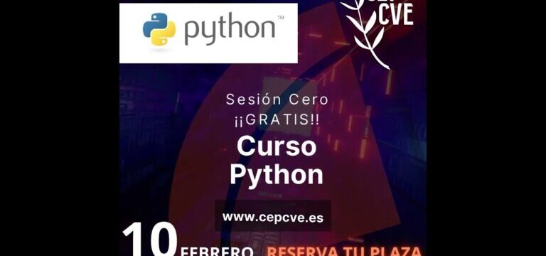 ¡Aprovecha! Curso gratis de Python en Madrid